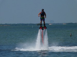 il flyboard in azione