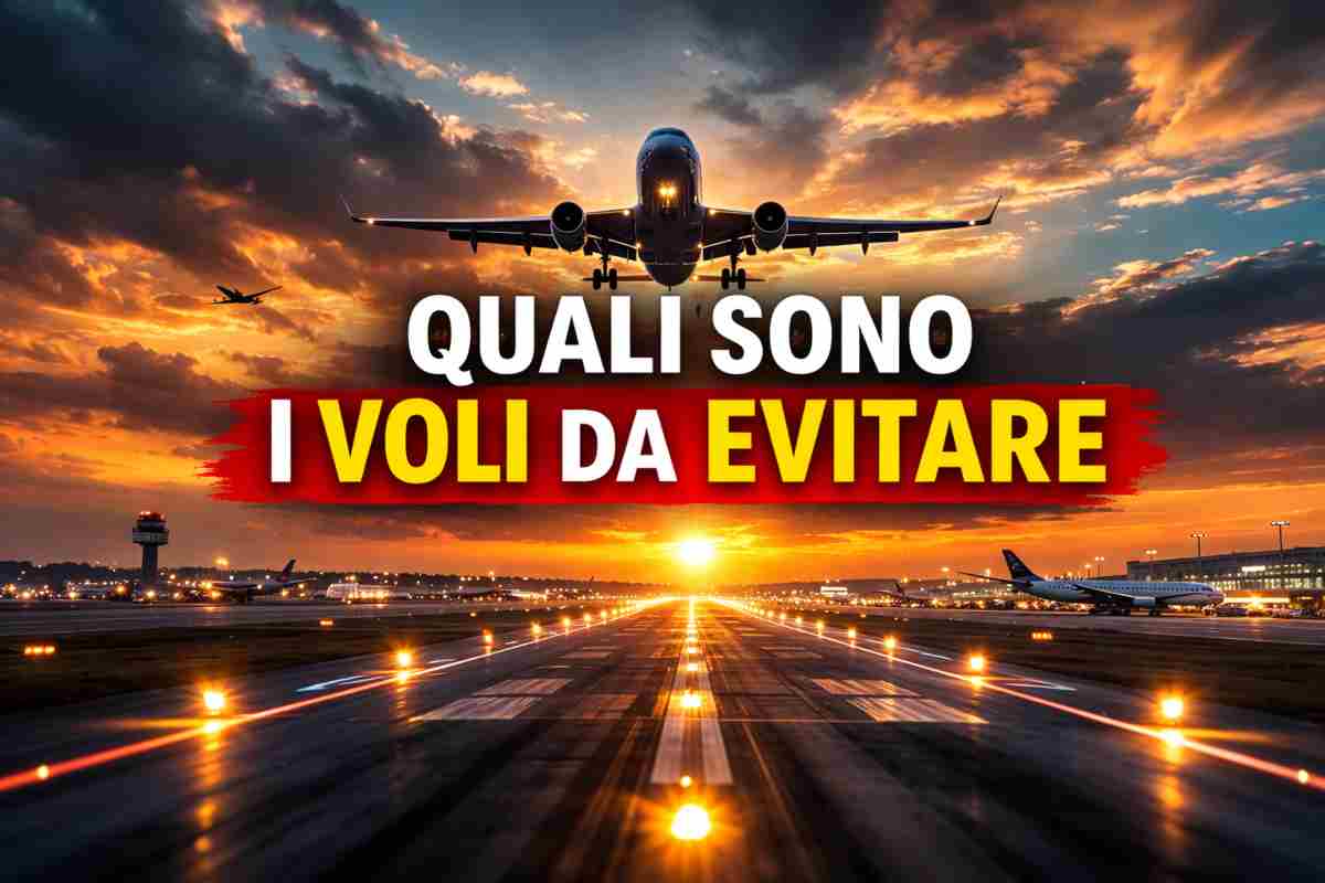 aereo quali voli evitare
